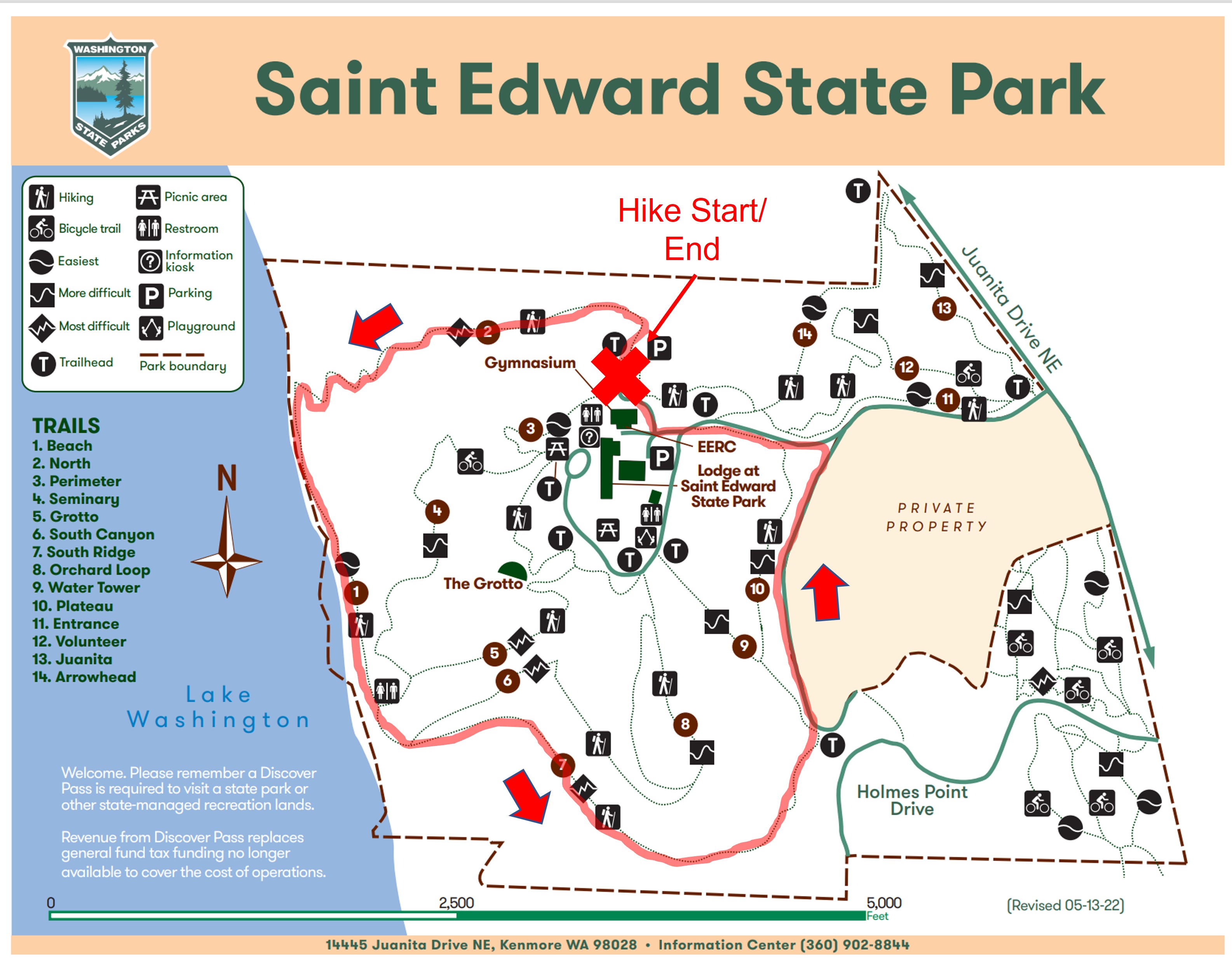 Saint Edward State Park — Washington Trails Association